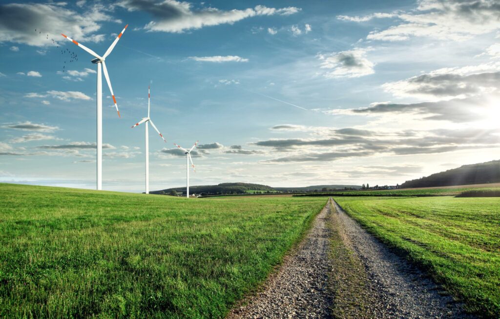 New development – Windfarm consisting of 38 WTGs (6 MW)