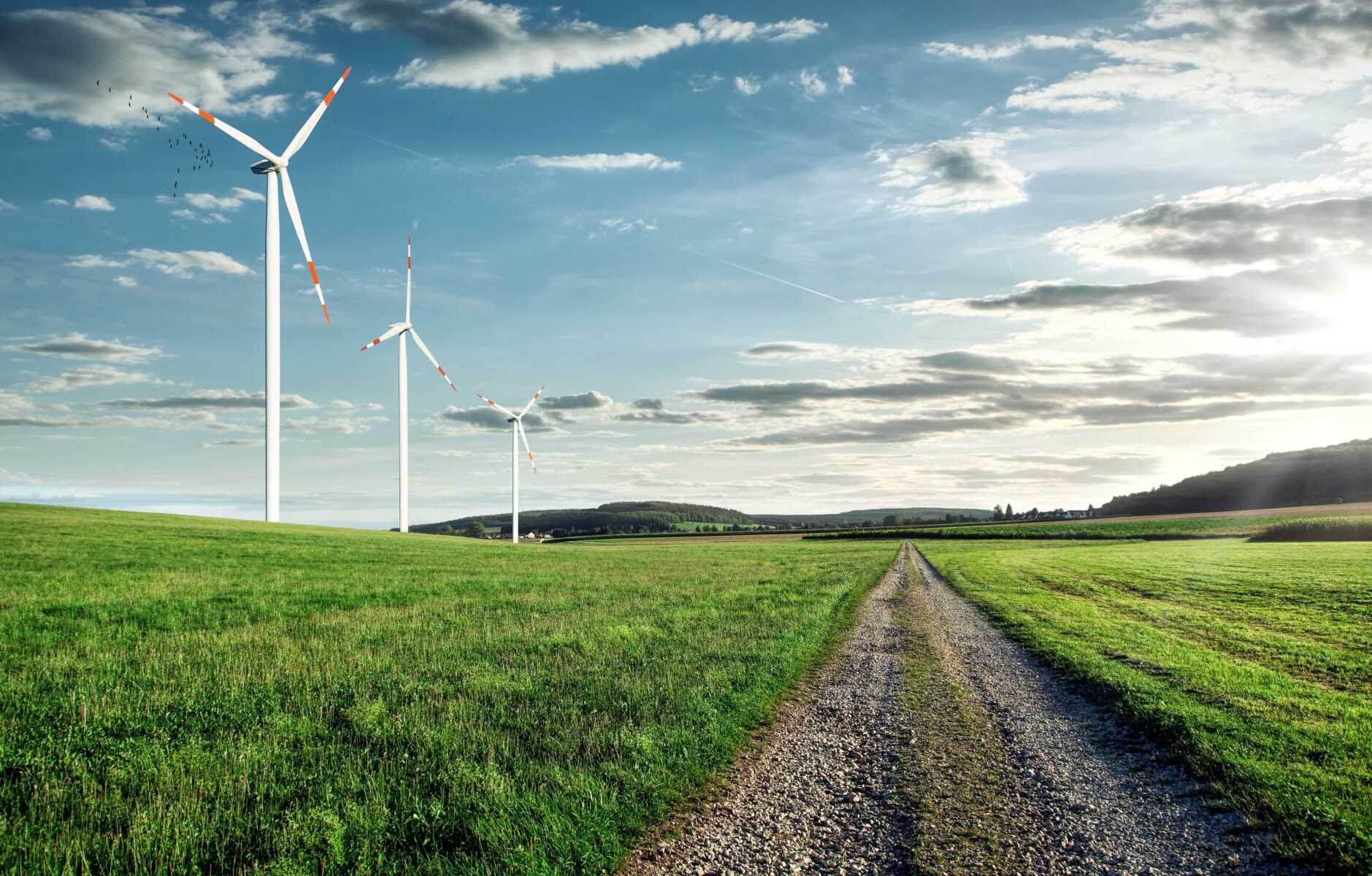 New development – Windfarm consisting of 38 WTGs (6 MW)